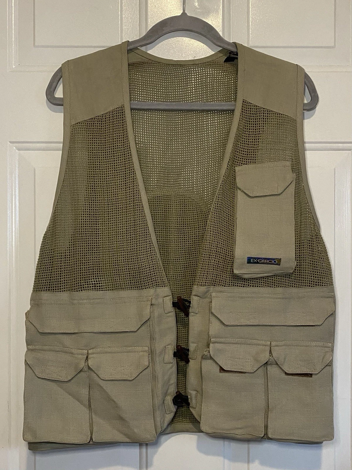 Ex Officio Unisex Fishing Vest Size Medium Jute Cotton Brown Netting 9 Pocket
Opens in a new window 