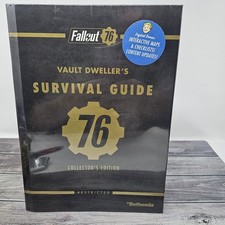 Fallout 76 Vault Dweller  s Survival Guide Collector's Edition Sealed Warped