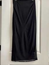 Womens Maxi Black Skirt Size S
