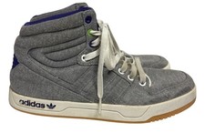 Adidas Court Attitude Women's Basketball Sneakers Shoes Grey High Top Size 8.5