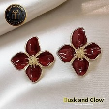 UK Women Ladies Stud Earings Fashion Vintage Flower Wedding Jewelry Gift Set NEW