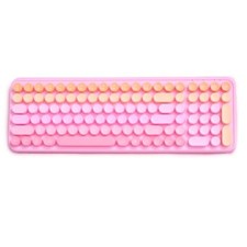 Wireless keyboard full-size with numeric keypad gradient design USB connection