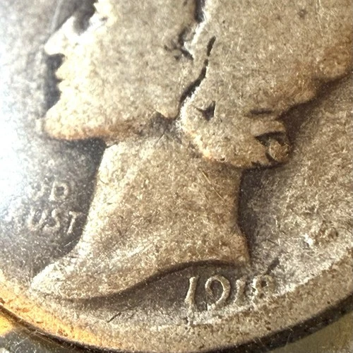 1918 Mercury Dime — photo from the most recent tracked eBay sale