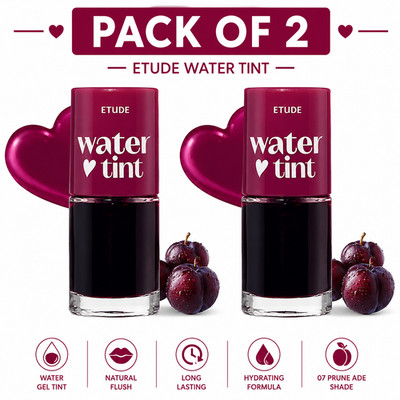 ETUDE Dear Darling Water Gel Lip & Cheek Tint 2er Pack | Prune Ade 9ml