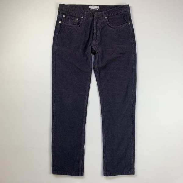 Men Sandro Paris Trousers Grey Corduroy 32 / M /