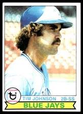 Tim Johnson 1979 Topps #182 Blue Jays MLB READ FREE SHIPPING AutographDen