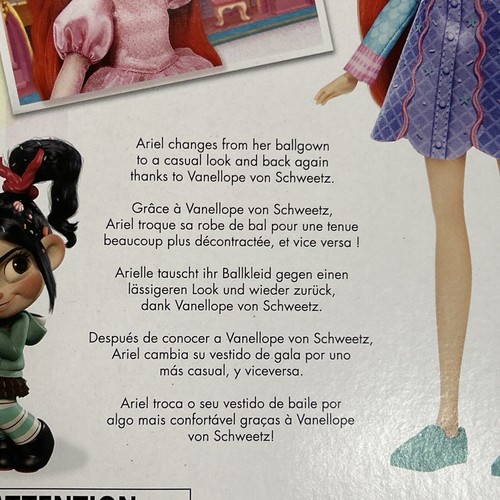 Disney Princesa Cómoda Escuadrón Cómoda a Clásica Muñeca de Moda Ariel, 💯 Auténtica - Imagen 4 de 5