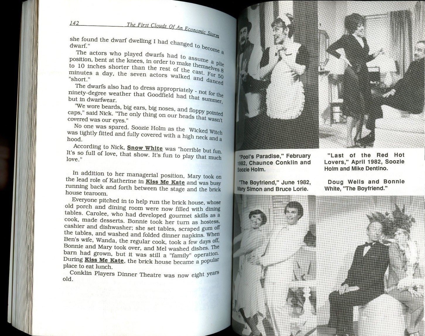 A Place To Call Home by Chance Conklin & Linda Tosch Signed Dinner