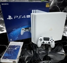 Sony PlayStation4 PS4 Pro CUH-7200BB02 Glacier White 1TB Japan ver New/Used