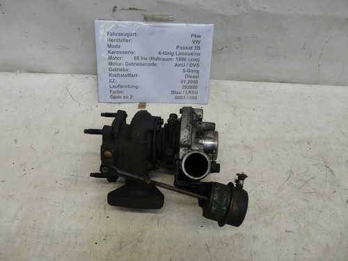 VW Passat 1,9 Limousine Diesel 4 türig 66 Kw Turbolader  028145702