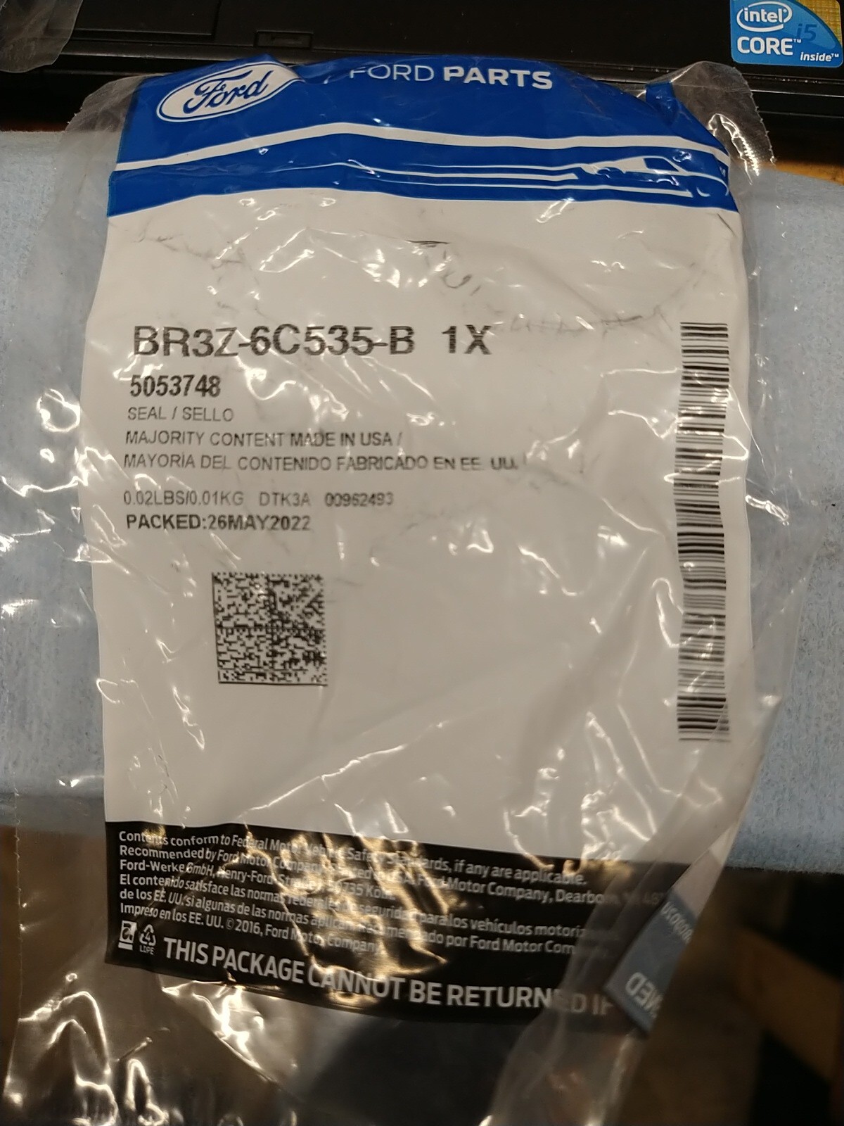 NEW Ford VALVE COVER GASKET SEAL BR3Z6C535B OEM 3.5, 5.0, 2.0, 2.5