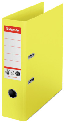 Esselte Aktenordner DIN A4 Ordner 75cm breit Ringordner 2-Ring-Mechanik  Gelb
