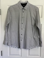 Alfani Mens Large long sleeve button down shirt Geometric pattern