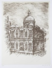 Allan GAMBLE Corner elevation, Queen Victoria Building, Sydney ORIGINAL