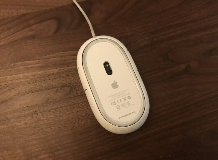 Genuine Apple USB Wired Mighty Mouse A1152 EMC 2058 885909087624 
