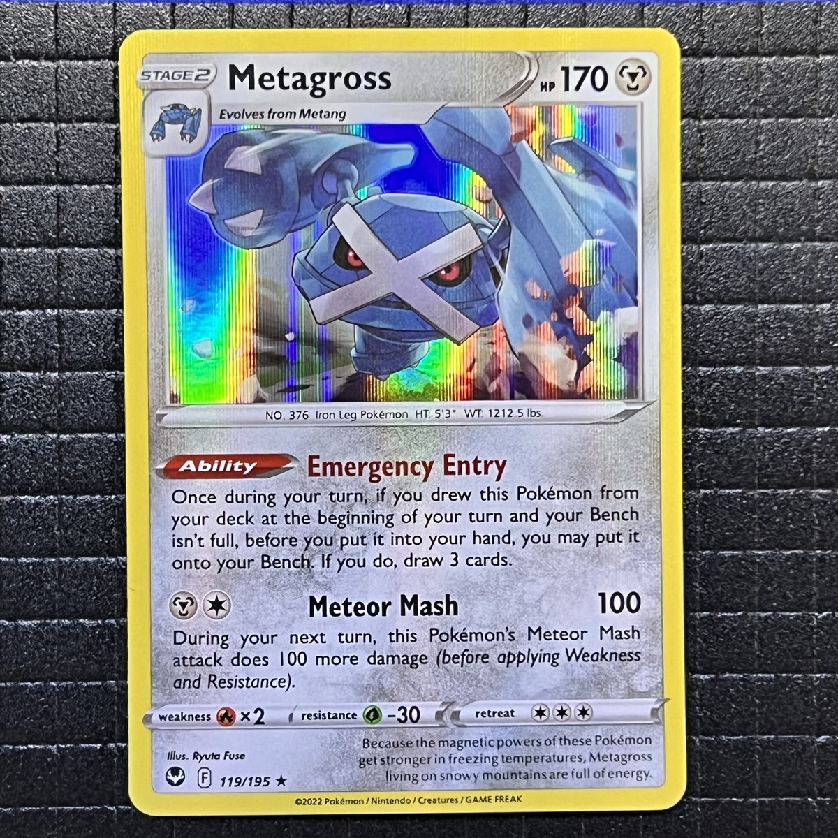 Metagross #119/195 Silver Tempest Pokemon Holo Rare Card | eBay Metagross #119/195 Silver Tempest Pokemon Holo Rare Card | eBay