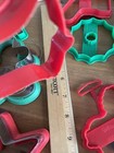 14 Red Green Yellow White Plastic & Metal Christmas￼ Cookie Cutters Wilton￼ Acme — photo 10