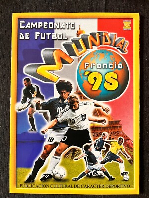 LEERES ALBUM VIDEO WM FRANKREICH 98 AUSGABEN STADION NEUWERTIG KEIN PANINI