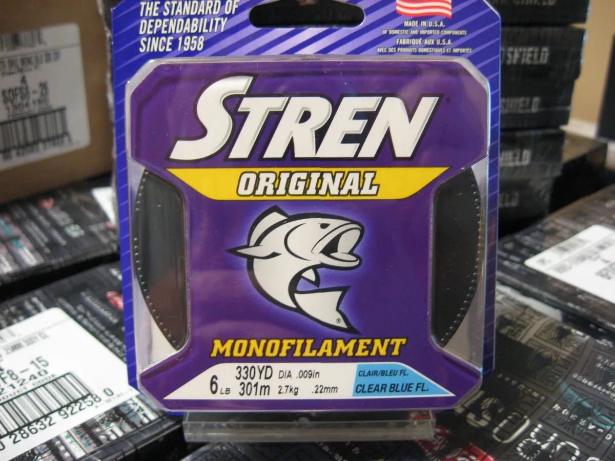 Stren Original Line 6lb Clear/Blue Fluorescent