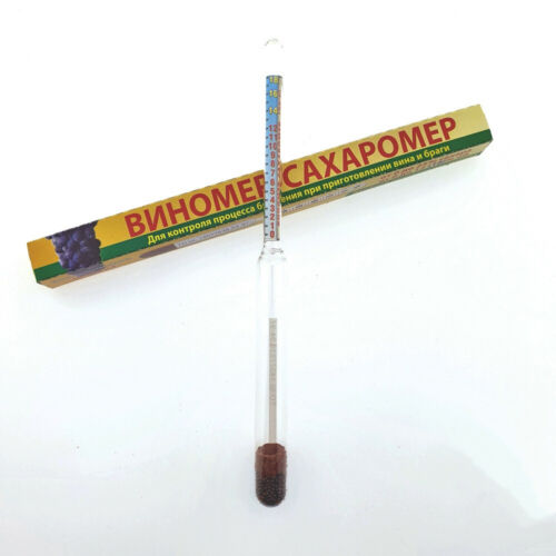 0-25% Sugar 0-12% Alcohol Sugar Meter Vinometer WINE VINE BEER MASH PROOF TESTER - Picture 5 of 6