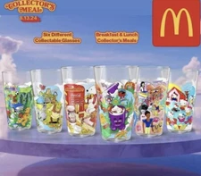 McDonald’s 2024 Collectors Edition Cups Complete Set Of 6 IN HAND W/LARGE SHIRT