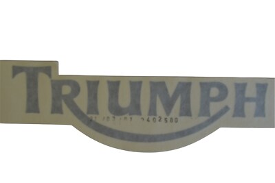 Triumph Design Aufkleber siehe Teilenummer OEM T2402580