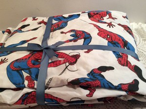 pottery barn spiderman sheets