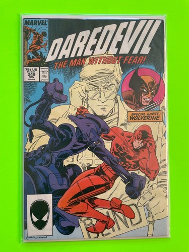 Daredevil # 248 (Marvel, 1987) VF/NM Wolverine Kingpin 1st app. Bushwacker