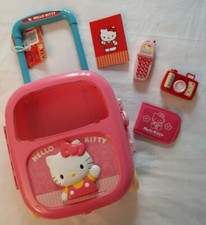 Travel Spielset Reiseset mit Zubehör Trolley Mädchen Mädchen Hello Kitty