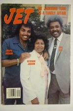 JACKSON VICTORY TOUR Don King Michael's parents July 30 1984 JET MAGAZINE