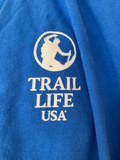 Official Trail Life Boys uniform t-shirt adventure  s rank, blue ranked casual