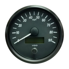 VDO SingleViu 100mm 4" Speedometer - 90 MPH