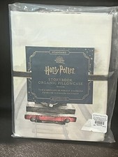 NEW Pottery Barn Kids Harry Potter Storybook Organic Pillowcase, Standard