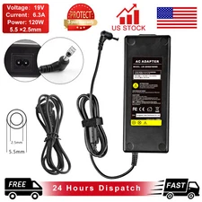 For FSP Sparkle Power 120W 19V 6.32A 2.5x5.5mm AC Switching Supply Adapter US