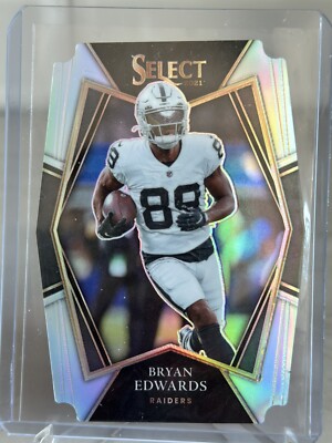 2021 Panini Select Bryan Edwards Silver Prizm Die-Cut #121 Premier Level D3C