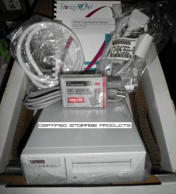 NEW Digital TZK20-DB TZK20 QIC 2.3GB External Tape Drive KIT 50-pin SCSI MFG Box