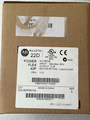 NEW 22D-B2P3N104 AB AC VFD Variable Frequency Drive 22DB2P3N104 Fast Shipp 1PCS