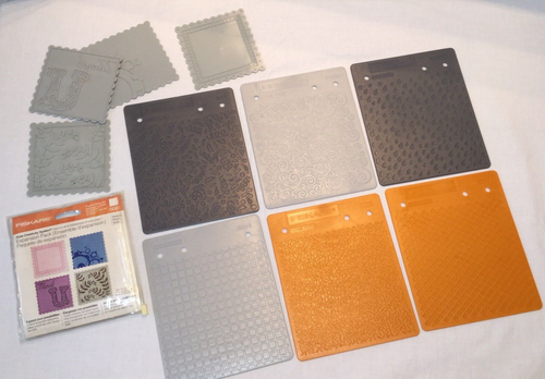 Fiskars Fuse Creativity System Letter Press 6 Texture Plates+4pc Expansion Pack - Picture 5 of 8