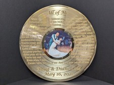Custom Made Wedding Dance Gold or Platinum LP Record wall art
