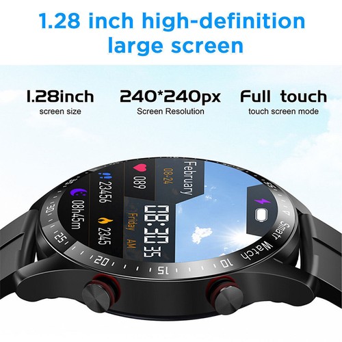 Waterproof Smart Watch Men Women Smartwatch Bluetooth Call for Iphone Samsung - Picture 3 of 12