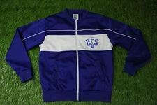 EVERTON 1982/1983 FOOTBALL TRACK TOP JACKET TRAINING SCORE DRAW REPLICA SIZE S