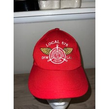 Vintage Union Hat Transport Workers Local 575 DFW LAX Headwear Cap OS