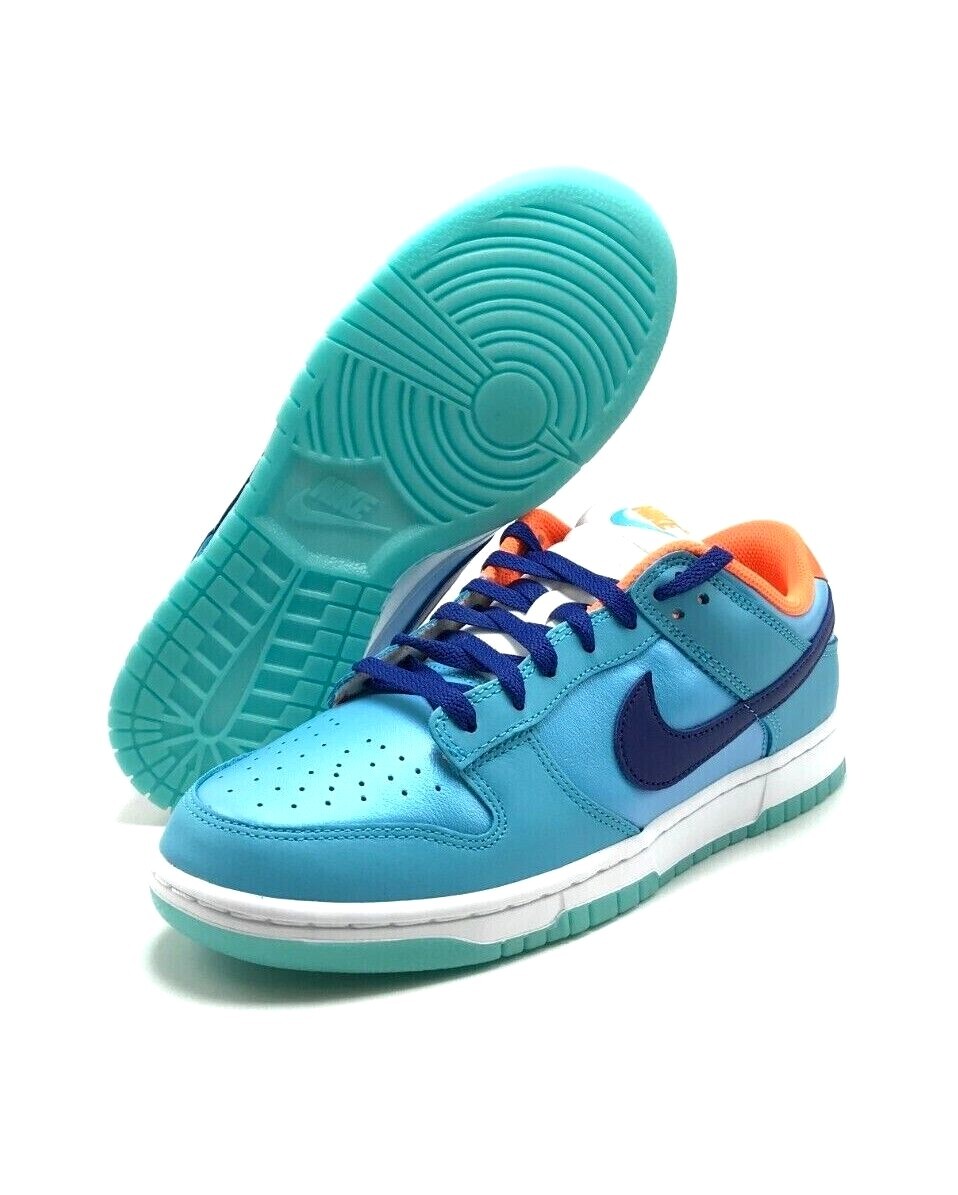 Size 8 - Nike Dunk SE Low Baltic Blue Total Orange for sale