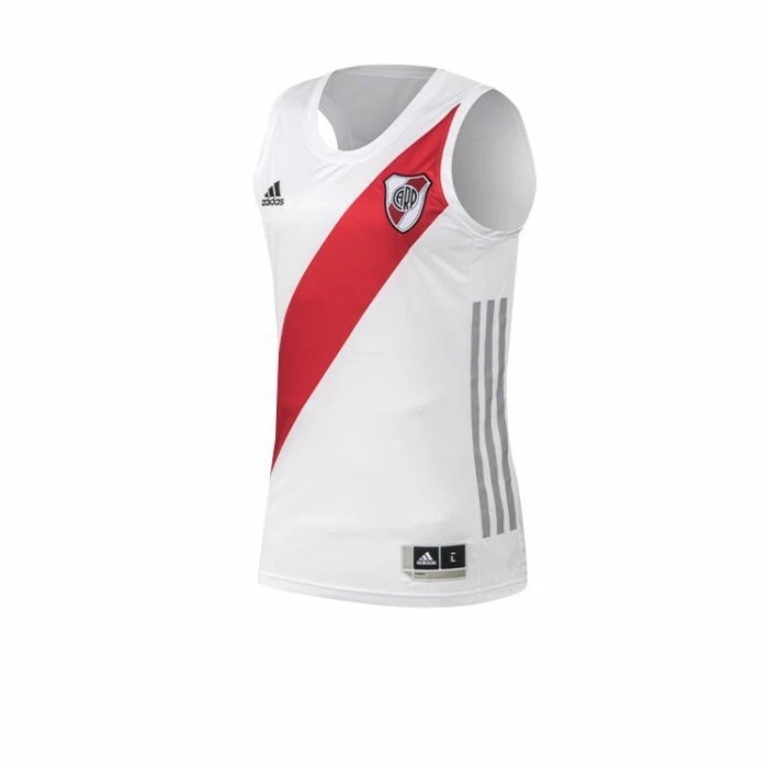RIVER PLATE BASKETBALL HOME SLEEVELESS OFFICIAL SHIRT JERSEY XL GN8343 Free Ship
