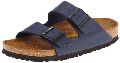 birkenstock arizona blue soft footbed