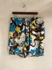 OP Ocean Pacific Board Shorts Mens size L 36/38 Swim Trunks Surf Hawaiian Print