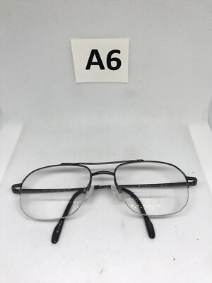 Van Heusen Franklin Gun Metal Half Rim Eyeglasses Frames 56-18 140