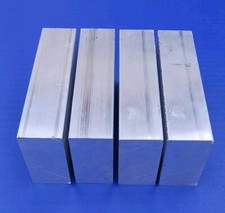 4 Pc 1" x 2" x 3" long 6061 Aluminum Flat Bar Solid Stock Plate Machining T6511