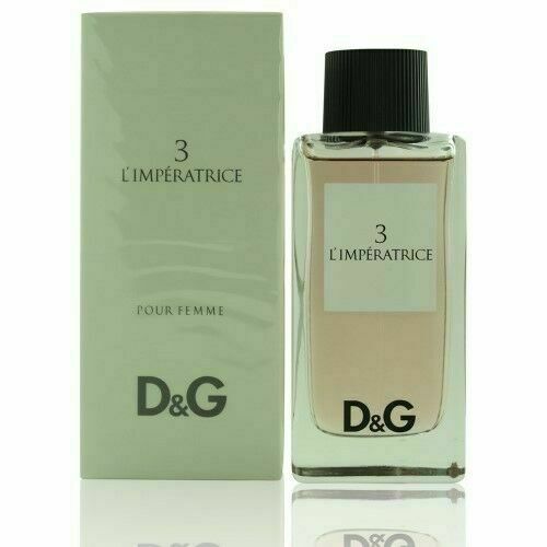D&G 3 L'IMPERATRICE by Dolce & Gabbana 3.3 oz / 100 ml EDT SPRAY
