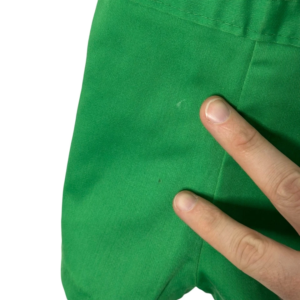 Pantalones Cortos De Colección Años 70 Healthtex 12 Meses Mameluco Verde Stantog Botón Niño Foto 4 de 4